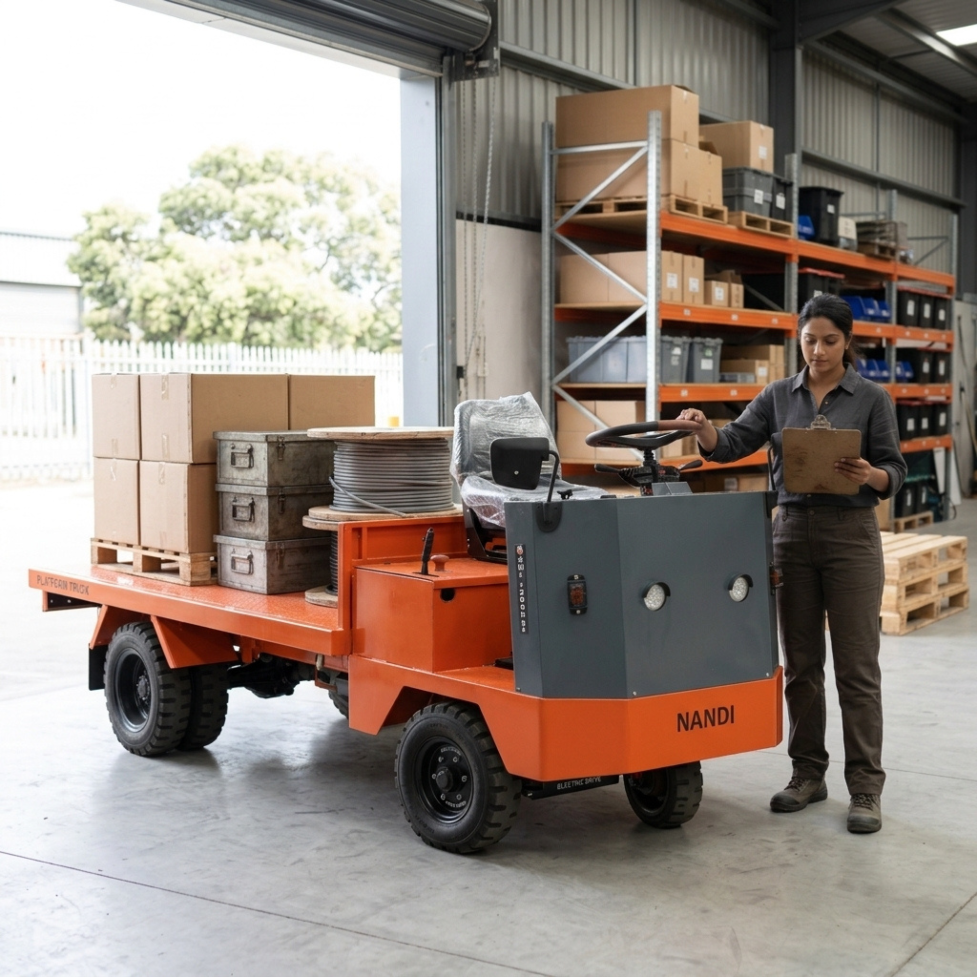 Battery Operated Platform Truck — View 3