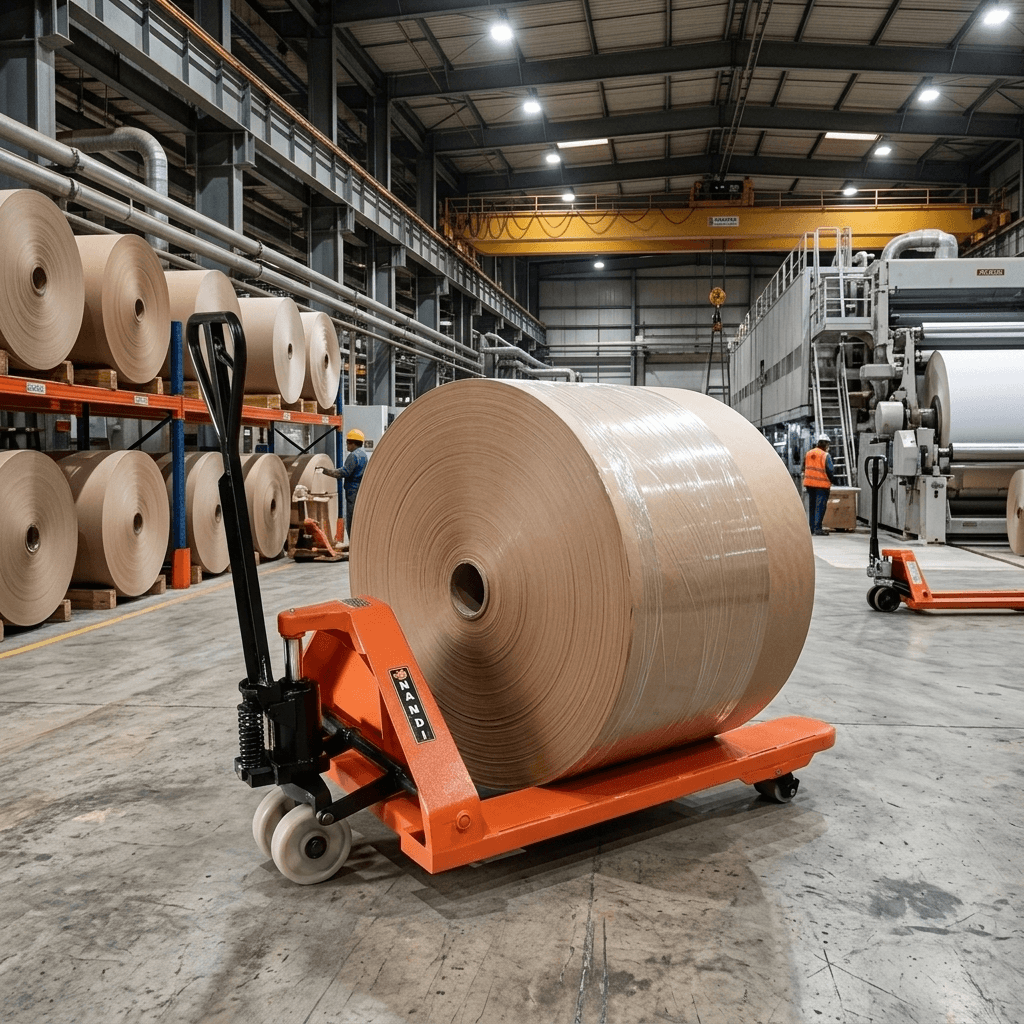 Hydraulic Paper Reel Trolley — View 6