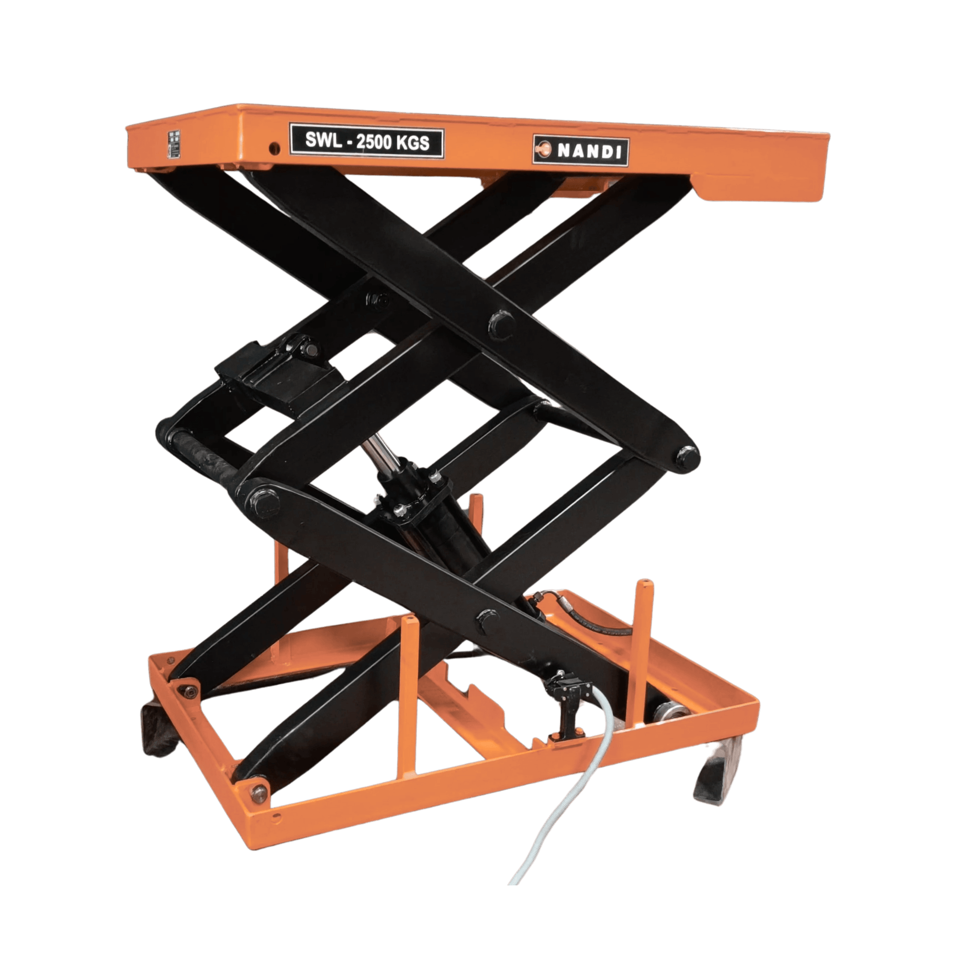 Hydraulic Scissor Lift with AC Power Pack — View 2